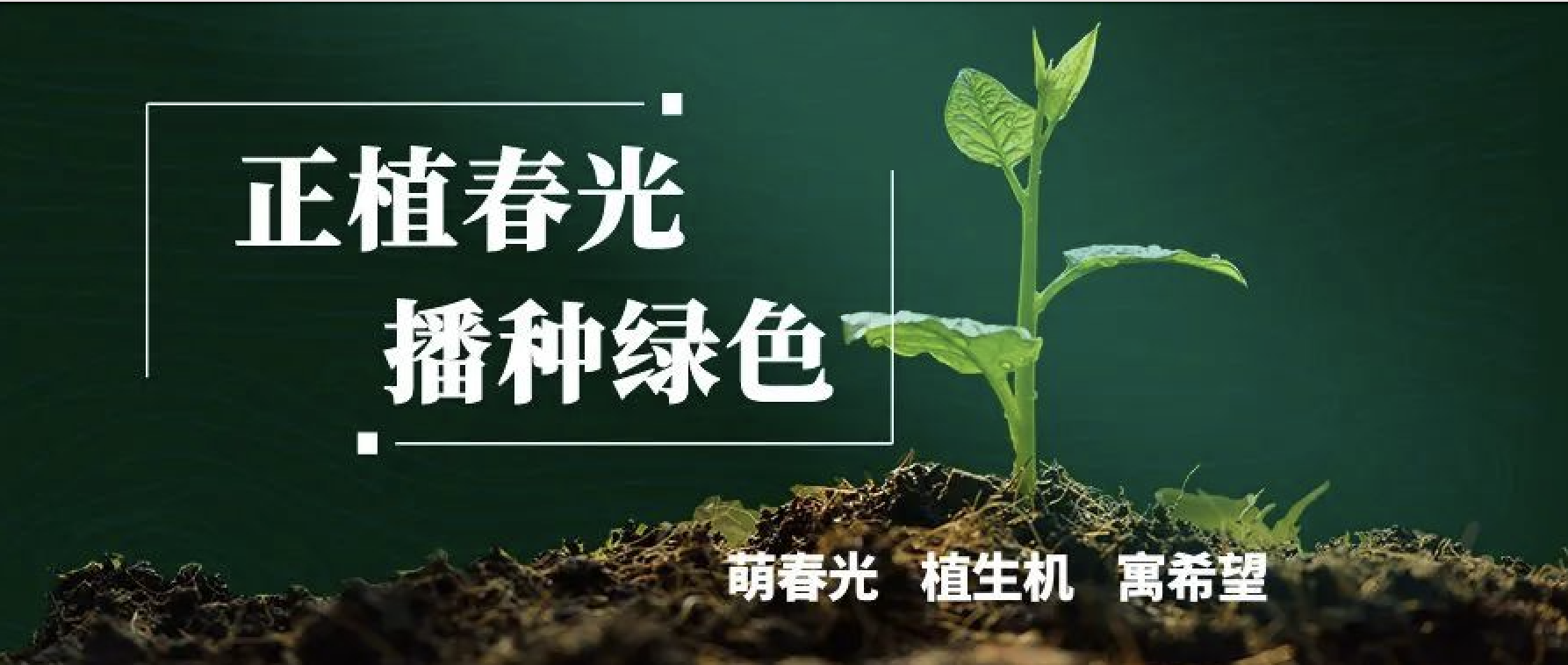 擁抱藍天，共植美好